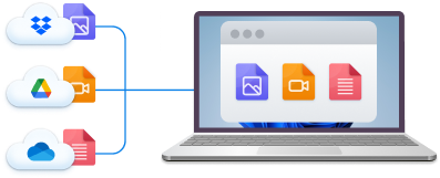 Manage all files from one spot Manage all files from one spot